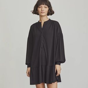 ELIZABETH AND JAMES Button-Front Tunic Dress